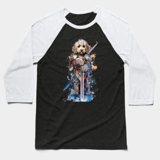 Powerful Poodle Baseball T-Shirt